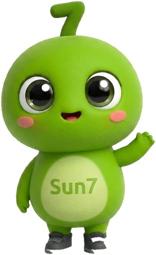 Septi, la mascotte Sun7, fait coucou